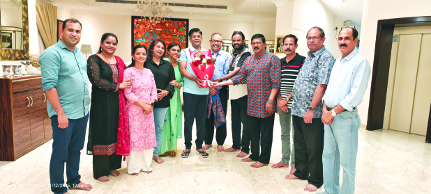 <p><em><strong>Mr Nair, centre, with PAACT members at his residence</strong></em></p>
<p>The Palakkad Arts and Cultural Theatre (PAACT) felicitated Amad Group chairman and managing director Pambavasan Nair at his residence in Manama for his recent humanitarian work honour. Dr Nair has won the Dr Mangalam Swaminathan Pravasi Bhartiya Excellence Award and will be bestowed with the honour at a ceremony to be held in New Delhi later this month. The award, instituted by the Dr Mangalam Swaminathan Foundation, recognises individuals and institutions contributing to nation-building across social service, arts, science, journalism and medicine. Dr Nair has contributed greatly to both his homeland, Palakkad, and the expatriate community through philanthropic initiatives. Through the Chandramma Madhavan Nair Trust, founded in memory of his parents, Mr Nair has provided homes for the homeless, medical aid for the ailing and pension support for the underprivileged. PAACT office-bearers said his achievements are a source of immense pride for the organisation and the Malayali community. Attendees included PAACT chief co-ordinator Jyothi Menon, president Ashok Kumar, general secretary Shivdas Nair and several members.&nbsp;</p>
<div class="explain-selected-button explain-selected-circle"></div>